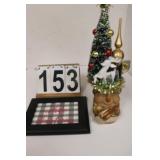 Christmas Decor w/ Desktop Tree