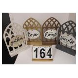 4 Tabletop Signs14.5"T