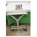 Adjustable Height  Metal Table Legs w/ Wheels