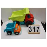 Pair of Toy Trucks