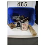 Blue Tote Pocket Combs - VTG Door Knobs - Other -