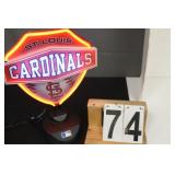 St Louis Cardinals Lighted Sign (Works)  14.5" T -