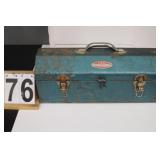 Park MFG Metal Tool Box W/ Screwdrivers -