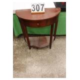 Half Round Entry Way Table 31.5"T X 30"W X 15"D