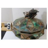 Lead Glass Chandelier Needs Repaired 11.25" T -
