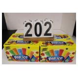 2 Boxes of Pop Ice Freezer Pops EXP 11/2025