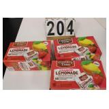 3 Boxes Country Time Strawberry Lemonade