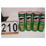 4 Cans Pringle Cheesy Jalapeno Popper Chips