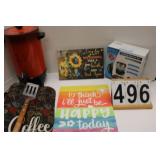 Box w/ Place Mats ~ Tea Dispenser ~