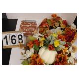 2 12" Fall Wreaths ~ Pumpkins Sign