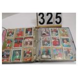 Binder of Baseball Cards Various Years