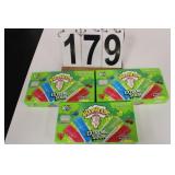 3 Boxes Warheads Freezer Pops EXP 10 /2025