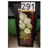 Floral Picture 40.5"T X 16"W