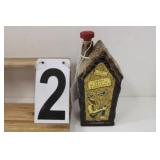 VTG Outhouse Cabin Bottle 7"