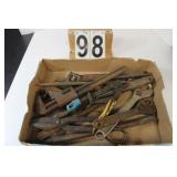 Flat W/ Crescent Wrench - Tin Snips -Other Tools
