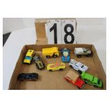 Flat Of Little Cars Hot Wheels And Match Box