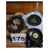 11 Couroc Hand Crafted Plates ~ 8 Couroc Bowls