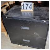 Small 2 Drawer Horizontal File Cabinet 28 X 30 X