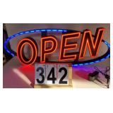 Electronic Open Sign