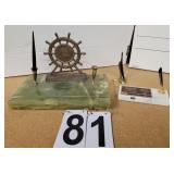 3 Pen Holders ~ Marble Desk Pen Holder Material