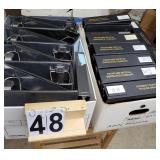 2 Boxes of 3 Ring Binders