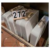 Group of 5 Box Fans
