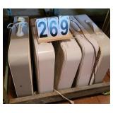 Group of 5 Box Fans