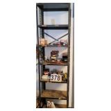 Metal Shelf w/Contents ~ Screws ~ Nails 87 X 24 X