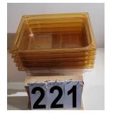 6 Carlisle High Heat Plastic Server Pan 4" Deep