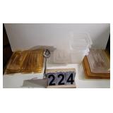 Box w/ Small Containers ~ Pan Covers