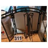 Fire Place Screen ~ Fire Place Tools (Some