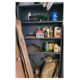 Metal Shelf and Contents ~ Round-up ~ Sprayer ~