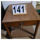 Lamp Table w/ Drawer 22 X 21 X 27