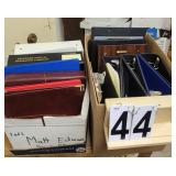 2 Boxes of 3 Ring Binders