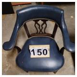 Blue Club Chair
