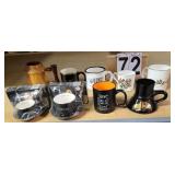 Group of Coffee Cups Including Dew Chili