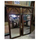 Pair of Matching Mirrors 51.5 X 22.5 Each