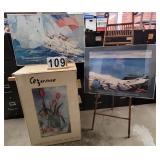 Rosenweig De Ligny Art Gallery ~ 24 X 36 Frame ~