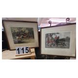 Throwing Off 24 X 26.5 Frame ~ A Hunting Morning 2