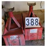 Metal Car Ramps ~ Pair of Jack Stands