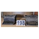 Pair of Underwood Manuel Typewriters