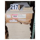 Stack of 2 X 4 Ceiling Tiles Some Latex Finish