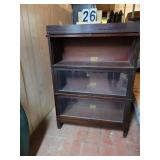 3 Section Barrister Style Book Case Globe-Wernicke