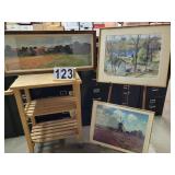 Claude Monet Tulip Fields 23 X 28.5 ~ River Scene