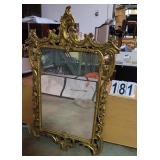 Gold Ornate Mirror 54.5 X 36