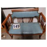 Antique Settee 35 X 42 X 21.5