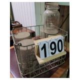 Wire Crate of 5 ~ 1 Gallon Charlottedale Dairy