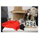 Box W/ Santa - Material - Candle Holder