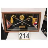 18" X 32" Wall Clock Military