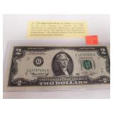 1976 Bicentennial $2 Note